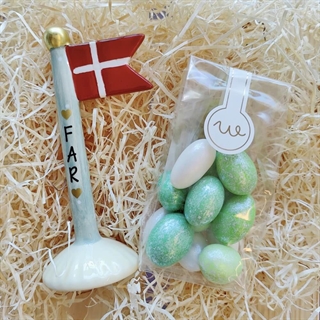 Geschenkkorb für Mama mit Kerzen und Text