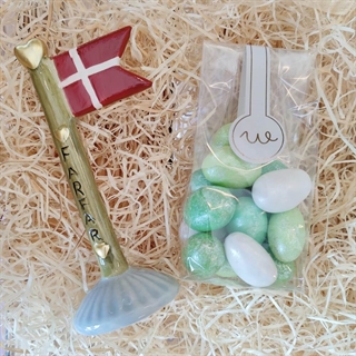Geschenkkorb für Mama mit Kerzen und Text