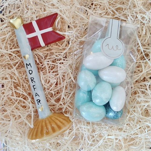 Geschenkkorb für Mama mit Kerzen und Text