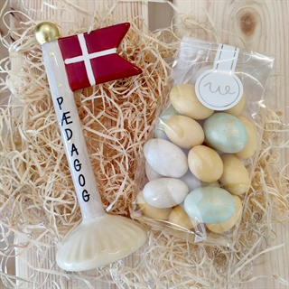 Geschenkkorb für Mama mit Kerzen und Text