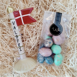 Geschenkkorb für Mama mit Kerzen und Text