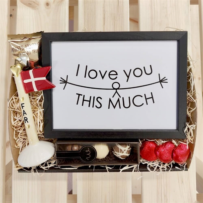 Geschenkkorb für Mama mit Kerzen und Text
