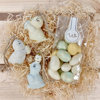 Geschenkkorb für Mama mit Kerzen und Text