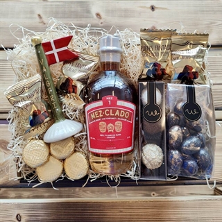 Geschenkkorb für Mama mit Kerzen und Text