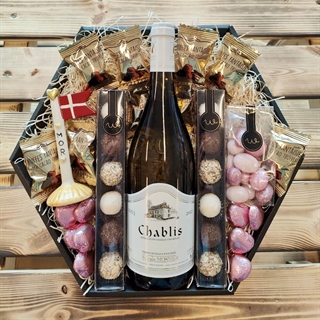 Geschenkkorb für Mama mit Kerzen und Text