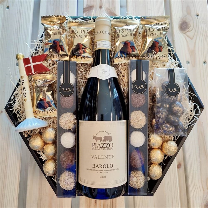 Geschenkkorb für Mama mit Kerzen und Text