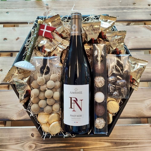 Geschenkkorb für Mama mit Kerzen und Text