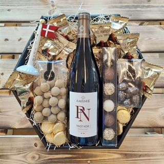 Geschenkkorb für Mama mit Kerzen und Text