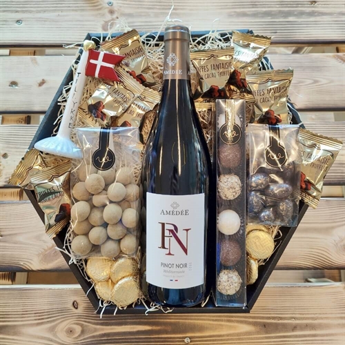 Geschenkkorb für Mama mit Kerzen und Text