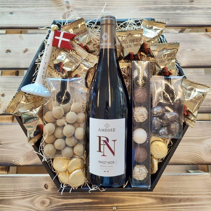 Geschenkkorb für Mama mit Kerzen und Text