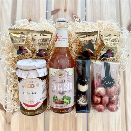 Geschenkkorb für Mama mit Kerzen und Text