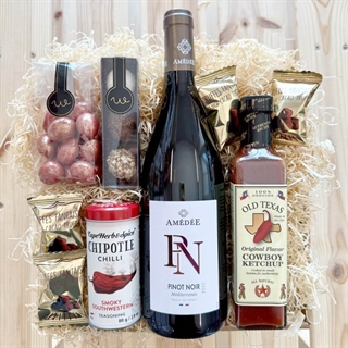 Geschenkkorb für Mama mit Kerzen und Text