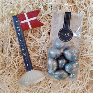 Geschenkkorb für Mama mit Kerzen und Text