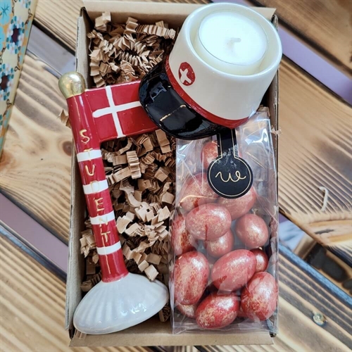 Geschenkkorb für Mama mit Kerzen und Text