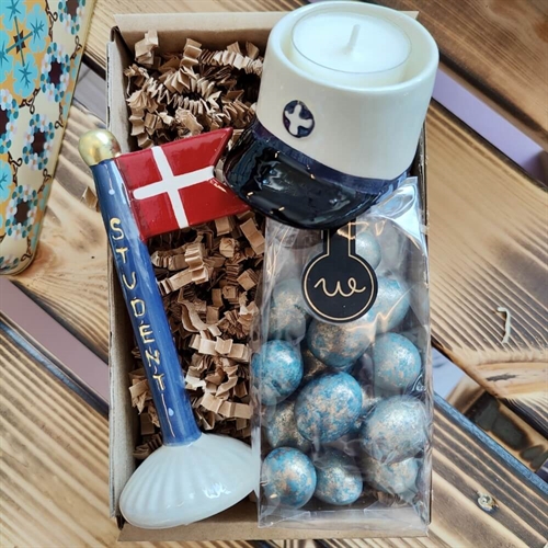 Geschenkkorb für Mama mit Kerzen und Text