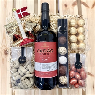 Geschenkkorb für Mama mit Kerzen und Text