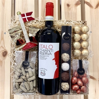 Geschenkkorb für Mama mit Kerzen und Text