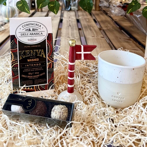 Geschenkkorb für Mama mit Kerzen und Text