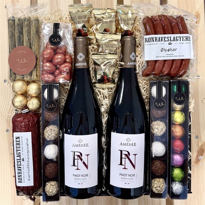 Geschenkkorb für Mama mit Kerzen und Text