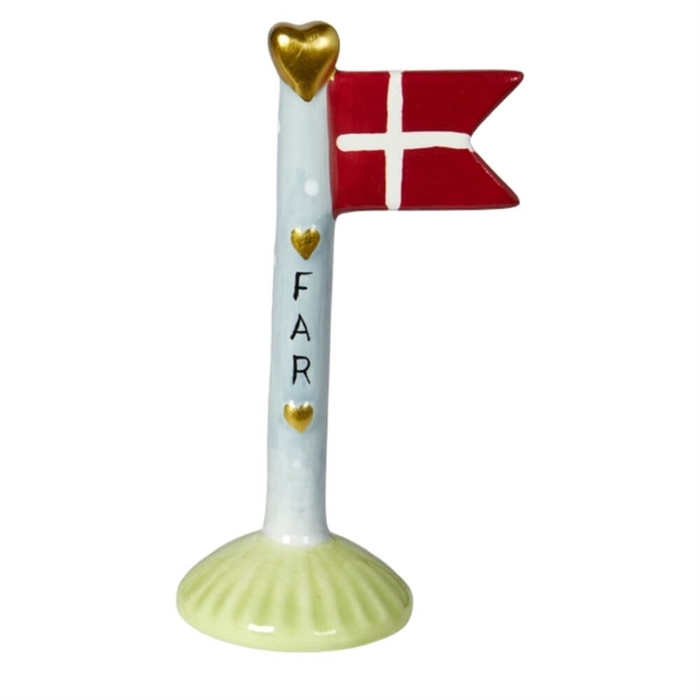 Flagge Vater - Hellblau H: 14 cm