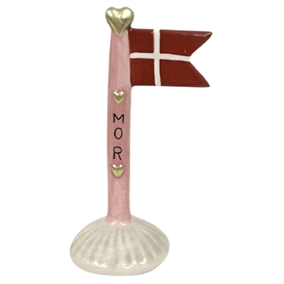 Flaggenmutter/rosa H: 14 cm Keramik
