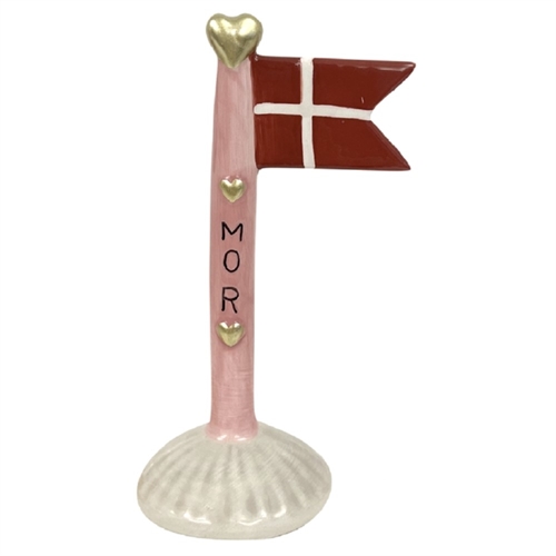 Flaggenmutter/rosa H: 14 cm Keramik