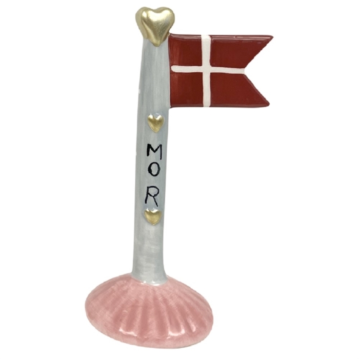 Flaggenmutter H: 14 cm Keramik