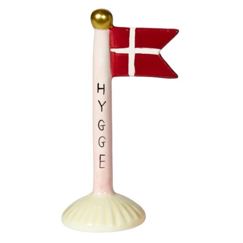 Flaggenmutter/grau H: 14 cm Keramik