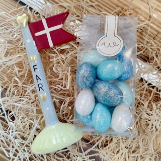 Geschenkkorb für Mama mit Kerzen und Text