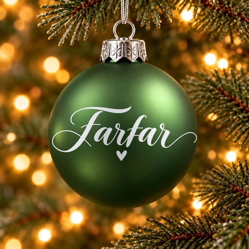 Weihnachtskugel für Opa