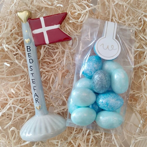 Geschenkkorb für Mama mit Kerzen und Text