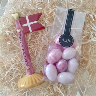 Geschenkkorb für Mama mit Kerzen und Text