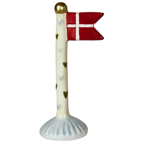 Flaggenmutter/grau H: 14 cm Keramik