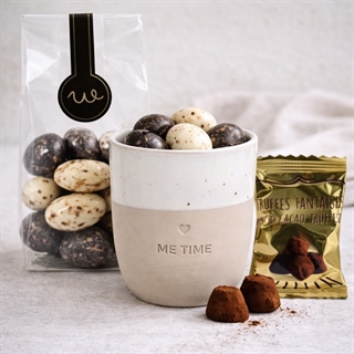 Geschenkkorb für Mama mit Kerzen und Text