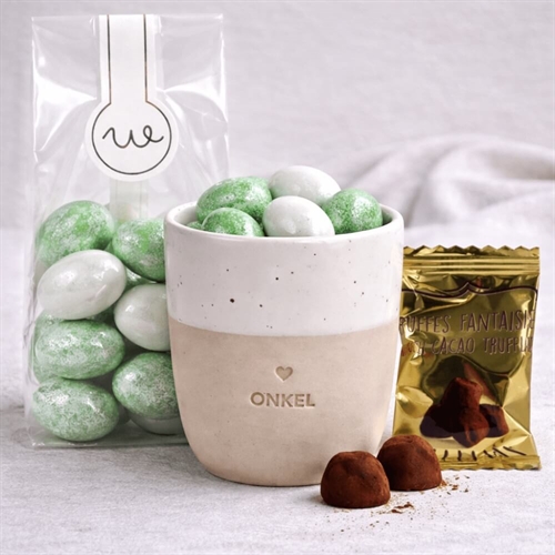 Geschenkkorb für Mama mit Kerzen und Text