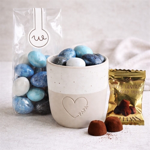 Geschenkkorb für Mama mit Kerzen und Text