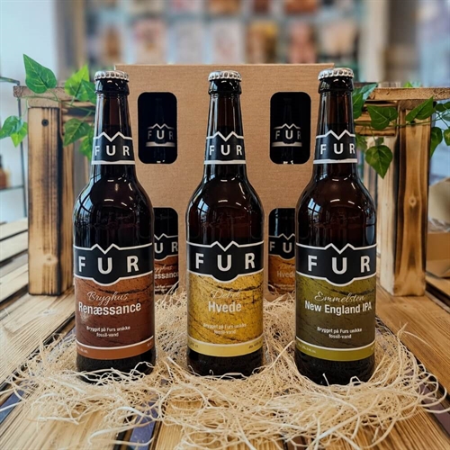 Geschenkbox mit 3 x FUR-Bier