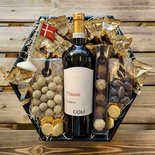 Geschenkkorb für Mama mit Kerzen und Text