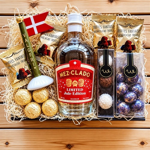 Geschenkkorb für Mama mit Kerzen und Text
