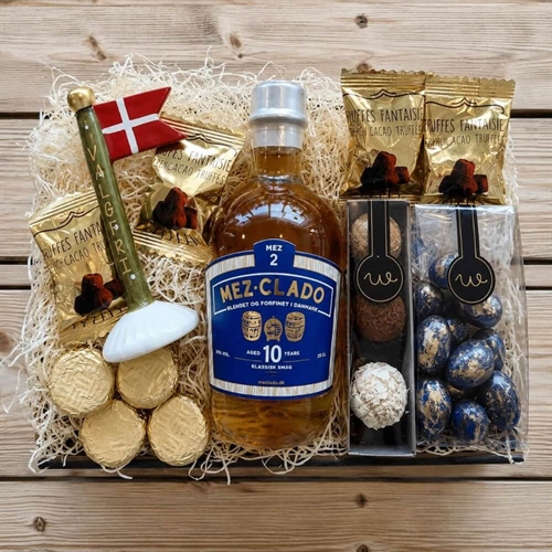 Geschenkkorb für Mama mit Kerzen und Text