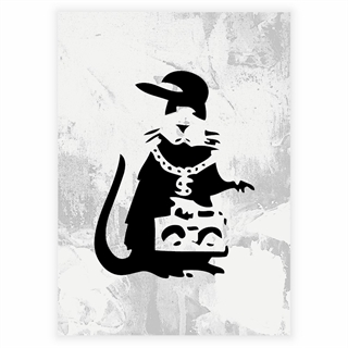 Poster - Underground-Rap von Banksy