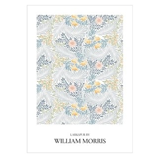 Poster - Rittersporn von William Morris 1