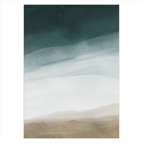 Poster des Gartens, des Himmels und des Strandes