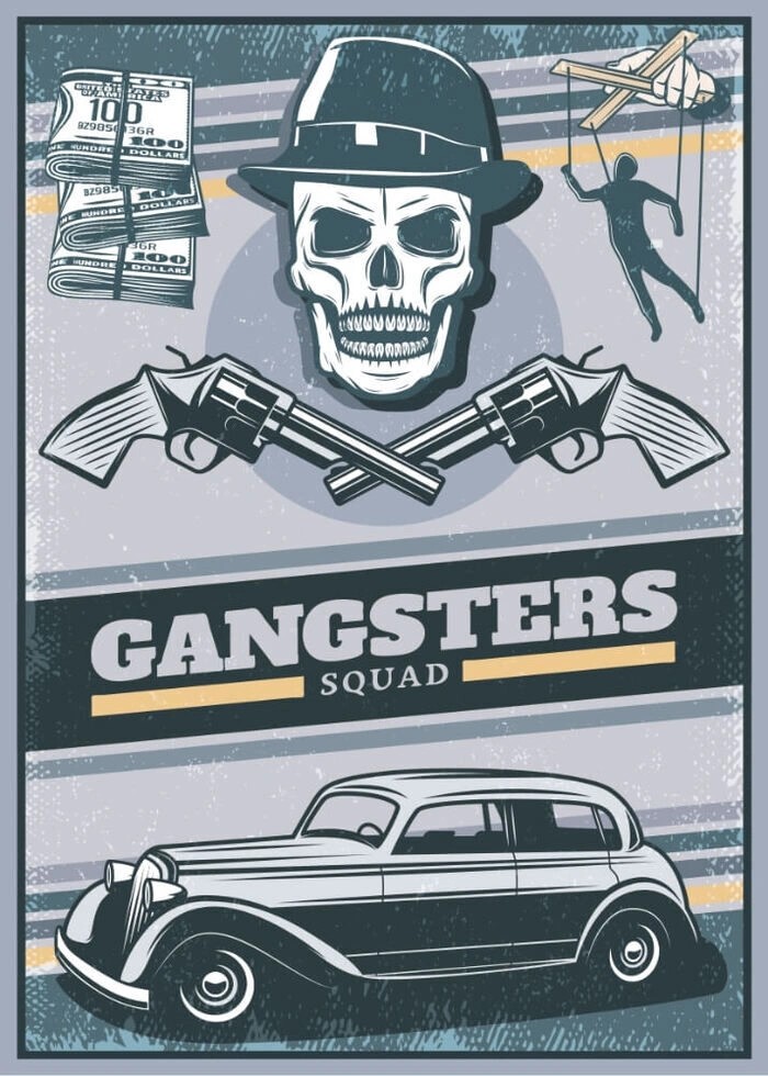 Ein supercooles Gangstertrupp Poster