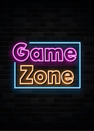 Game Zone Neon Gamer Poster