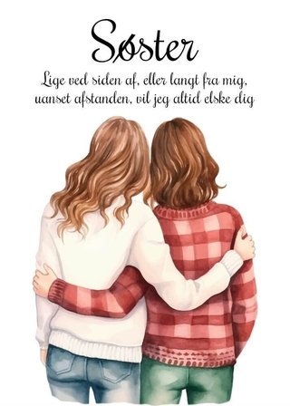 Poster Immer meine Schwester