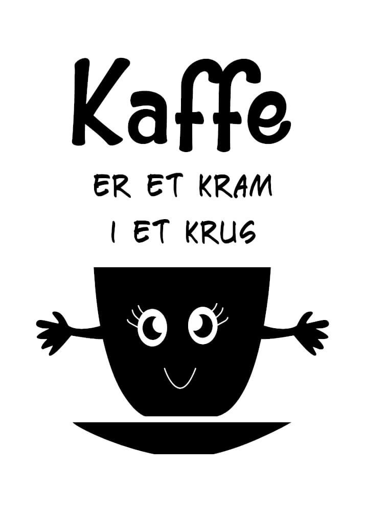 Poster - Kaffee ist eine Umarmung in einer Tasse