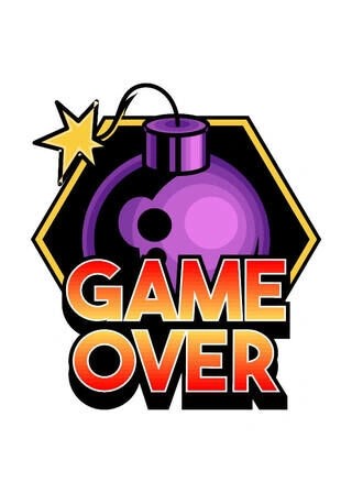 Poster - Game over Color