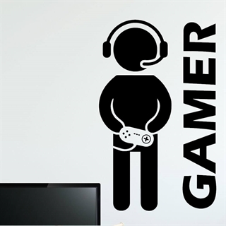 Gamer Boy - Wandaufkleber