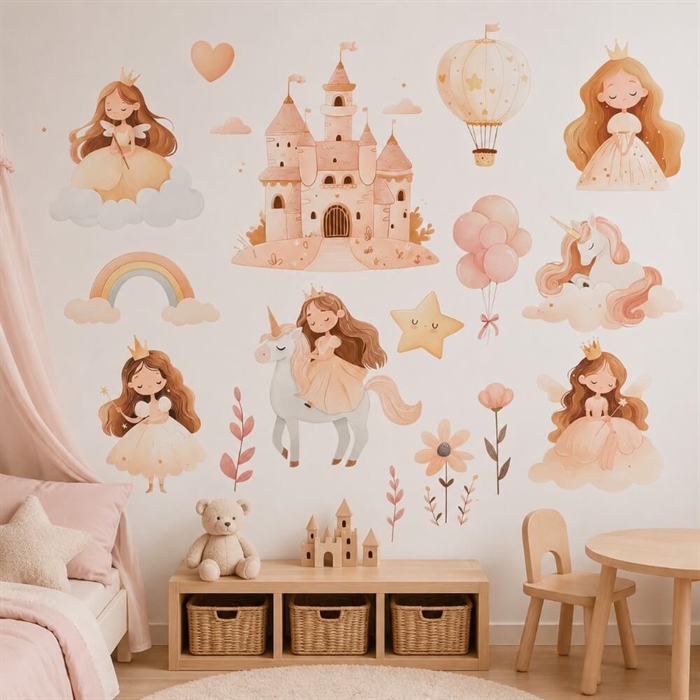 Die Magische Prinzessin – Wandsticker